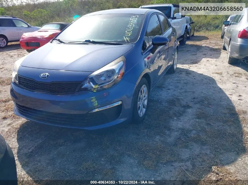 KNADM4A32G6658560 2016 Kia Rio Lx