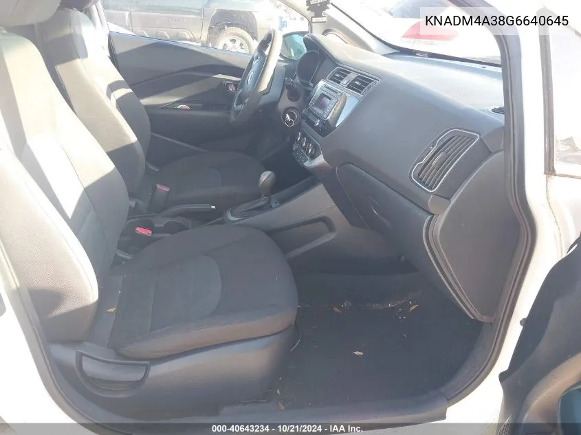 KNADM4A38G6640645 2016 Kia Rio Lx