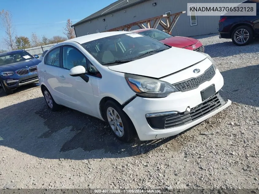 KNADM4A37G6532128 2016 Kia Rio Lx