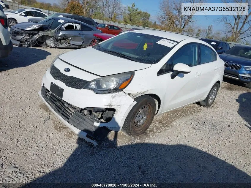 KNADM4A37G6532128 2016 Kia Rio Lx