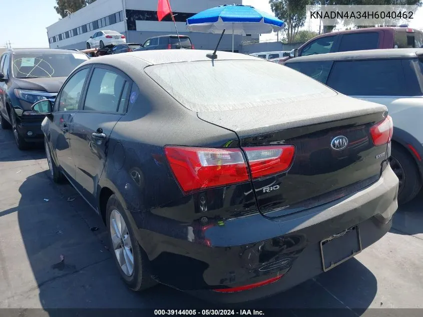 KNADN4A34H6040462 2017 Kia Rio Ex