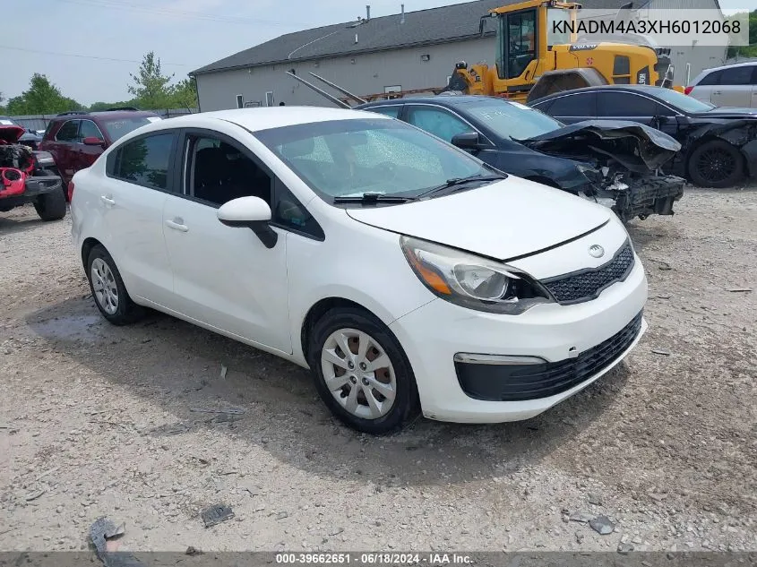 KNADM4A3XH6012068 2017 Kia Rio Lx