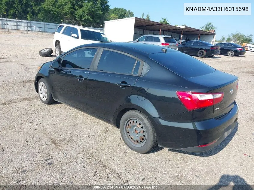 KNADM4A33H6015698 2017 Kia Rio Lx