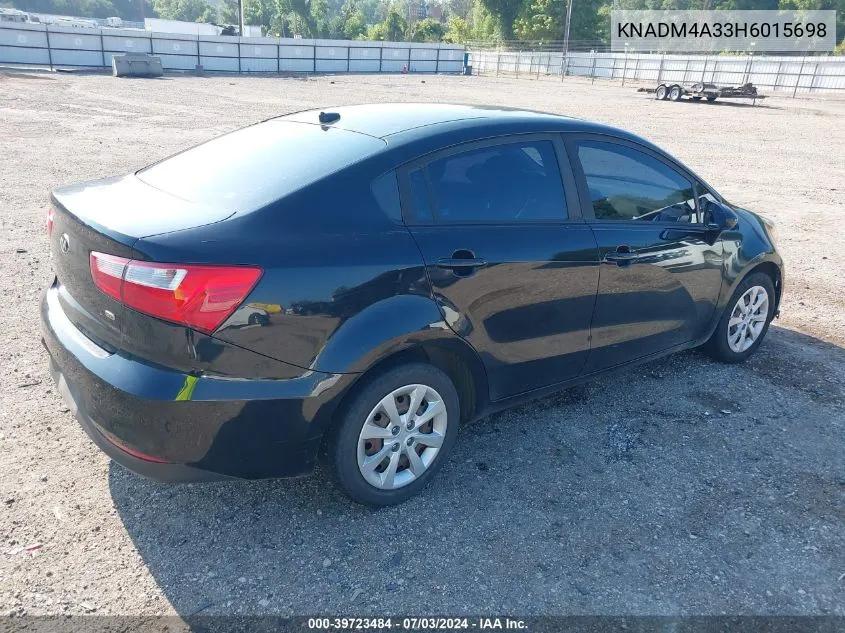 KNADM4A33H6015698 2017 Kia Rio Lx