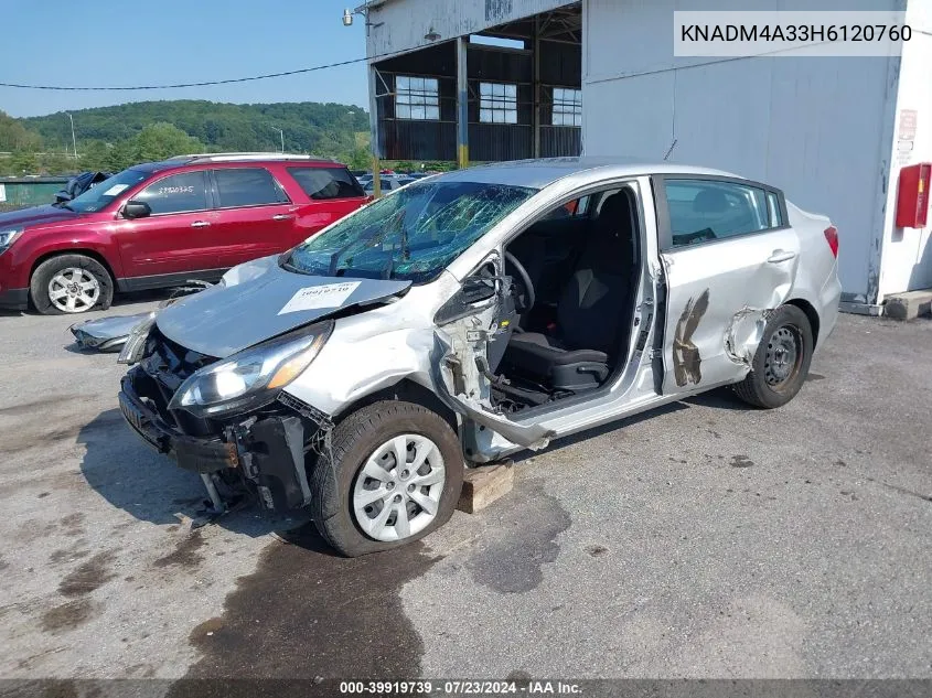 KNADM4A33H6120760 2017 Kia Rio Lx