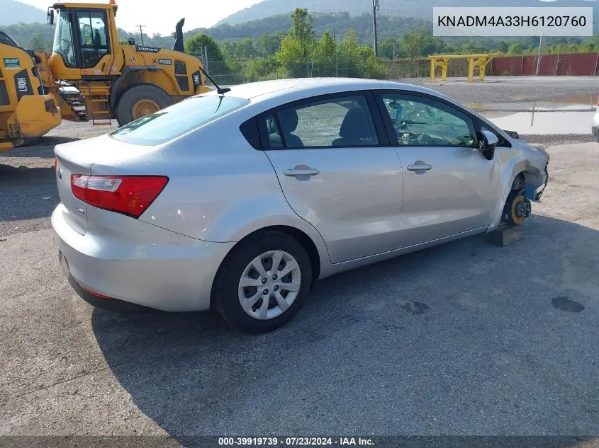 KNADM4A33H6120760 2017 Kia Rio Lx