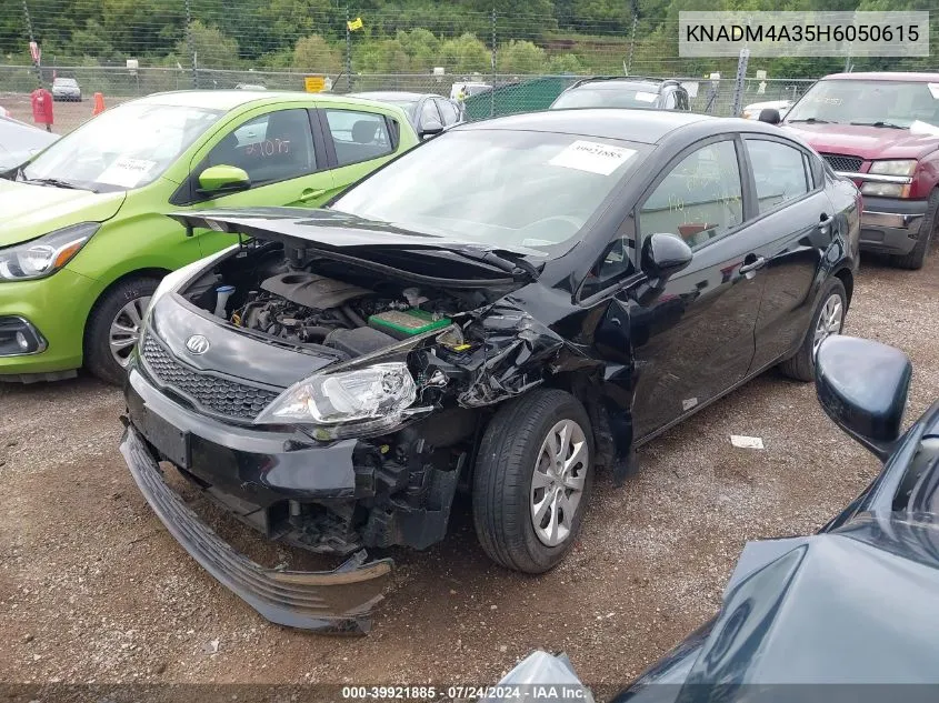 KNADM4A35H6050615 2017 Kia Rio Lx