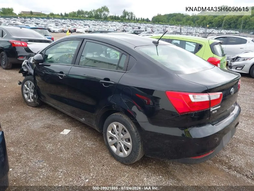 KNADM4A35H6050615 2017 Kia Rio Lx