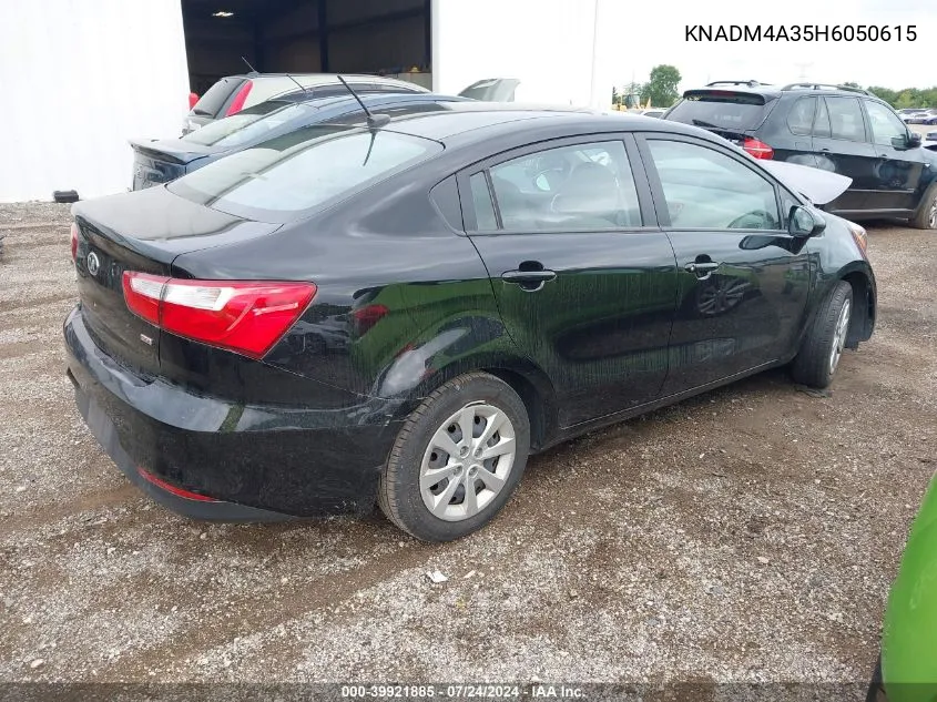 KNADM4A35H6050615 2017 Kia Rio Lx