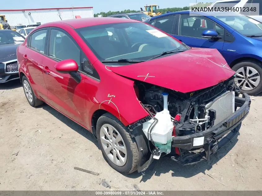 KNADM4A35H6012348 2017 Kia Rio Lx