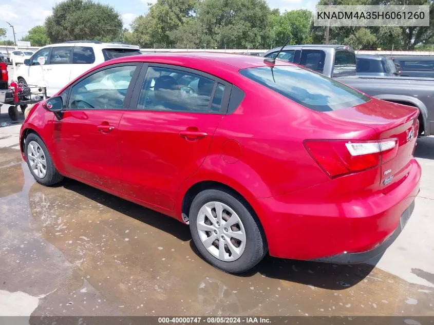 KNADM4A35H6061260 2017 Kia Rio Lx