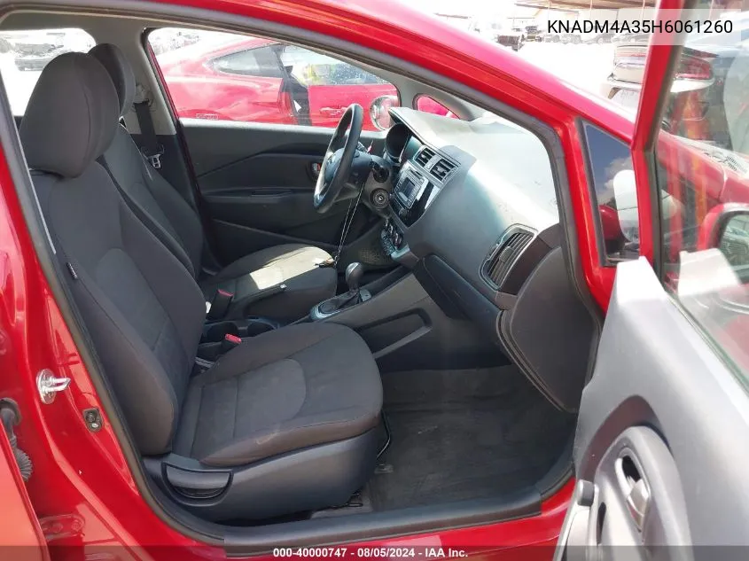 KNADM4A35H6061260 2017 Kia Rio Lx