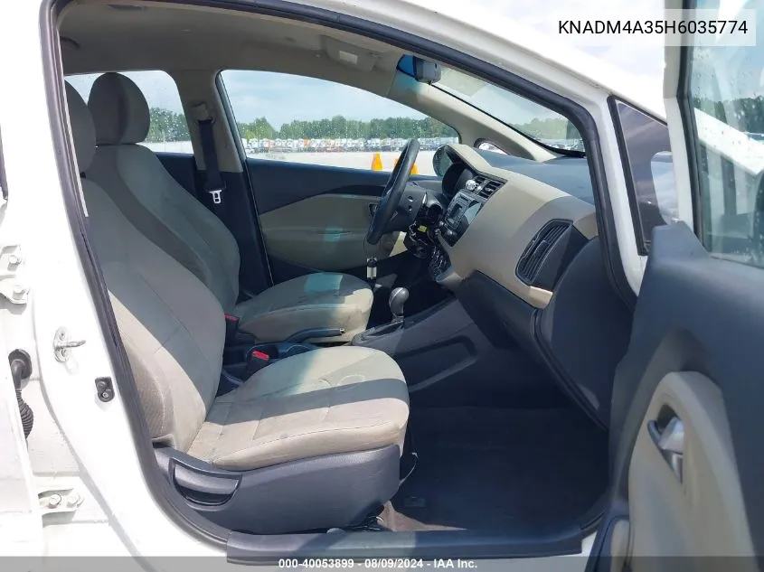 KNADM4A35H6035774 2017 Kia Rio Lx