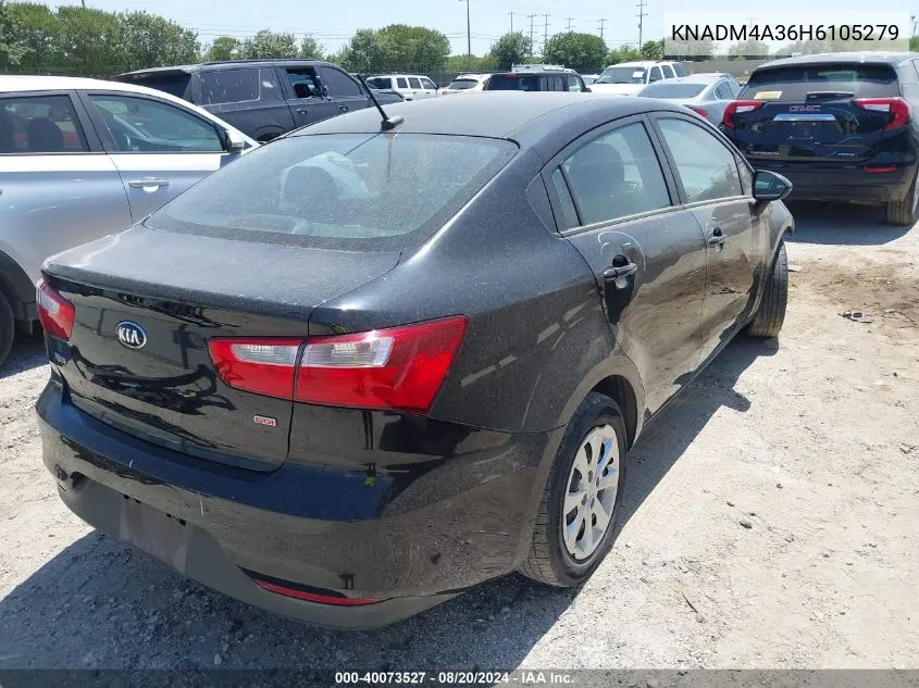 KNADM4A36H6105279 2017 Kia Rio Lx