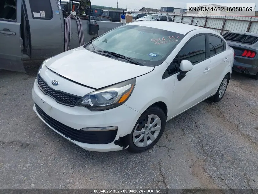 KNADM4A32H6050569 2017 Kia Rio Lx