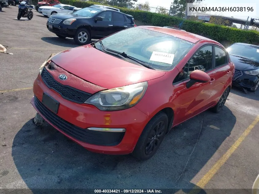 KNADM4A36H6038196 2017 Kia Rio Lx