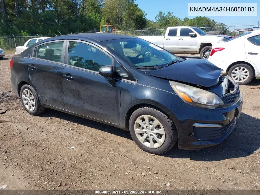 KNADM4A34H6050105 2017 Kia Rio Lx