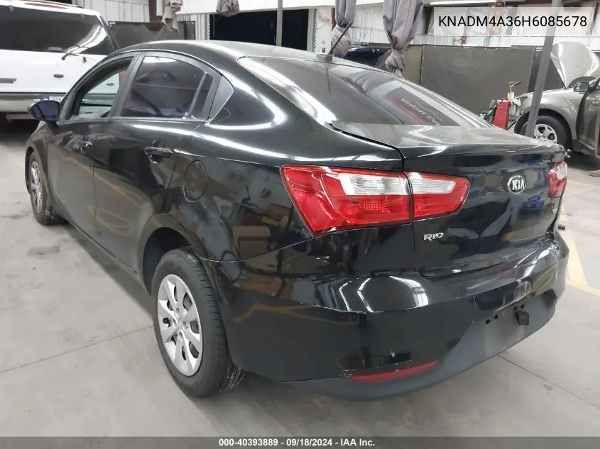 KNADM4A36H6085678 2017 Kia Rio Lx