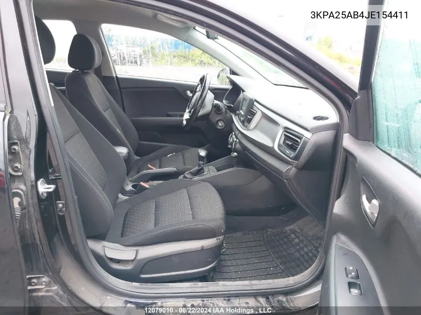 3KPA25AB4JE154411 2018 Kia Rio