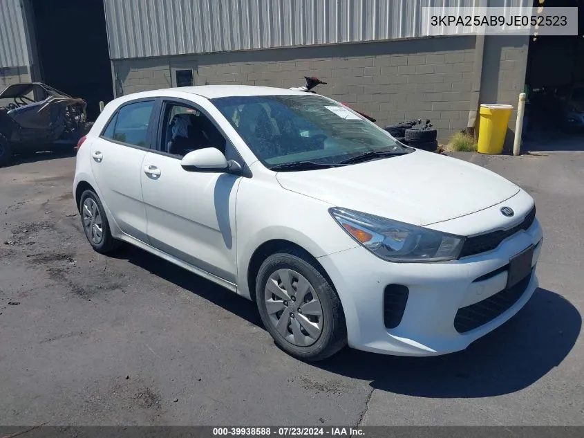 2018 Kia Rio S VIN: 3KPA25AB9JE052523 Lot: 39938588