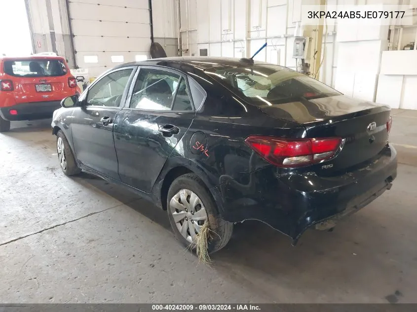 2018 Kia Rio S VIN: 3KPA24AB5JE079177 Lot: 40242009