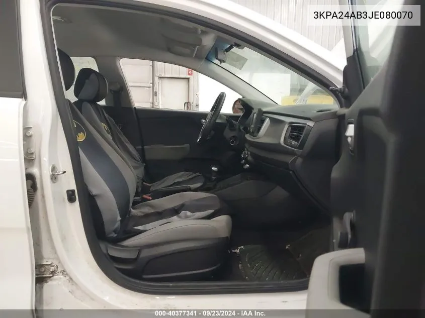 3KPA24AB3JE080070 2018 Kia Rio Lx/S