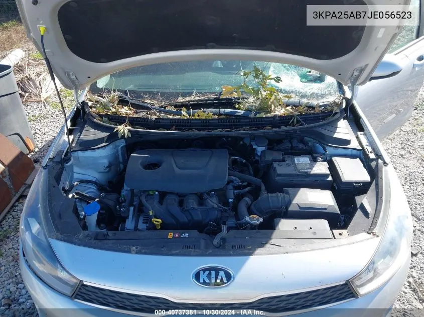 3KPA25AB7JE056523 2018 Kia Rio S