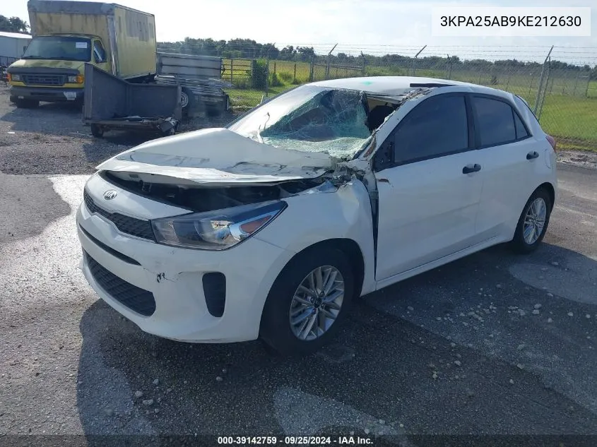 3KPA25AB9KE212630 2019 Kia Rio 5-Door S