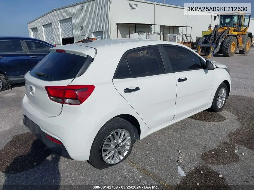 3KPA25AB9KE212630 2019 Kia Rio 5-Door S