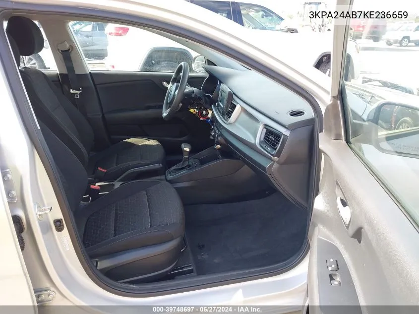 3KPA24AB7KE236659 2019 Kia Rio Lx