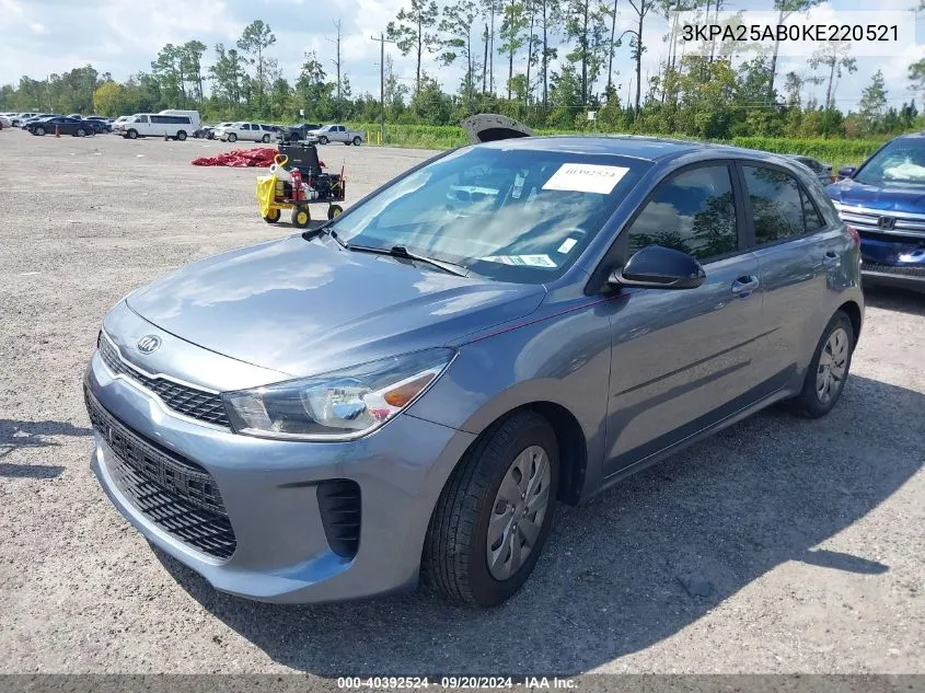 2019 Kia Rio 5-Door S VIN: 3KPA25AB0KE220521 Lot: 40392524