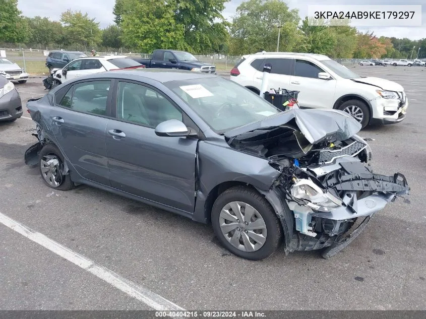 2019 Kia Rio S VIN: 3KPA24AB9KE179297 Lot: 40404215