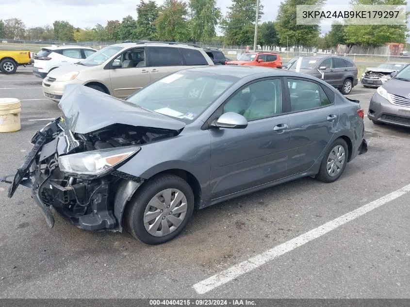 2019 Kia Rio S VIN: 3KPA24AB9KE179297 Lot: 40404215