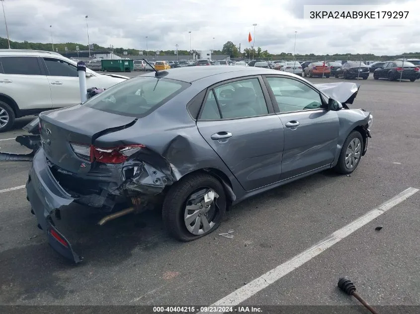 2019 Kia Rio S VIN: 3KPA24AB9KE179297 Lot: 40404215