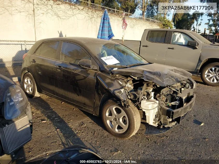 2019 Kia Rio S VIN: 3KPA25AB6KE177206 Lot: 40583763