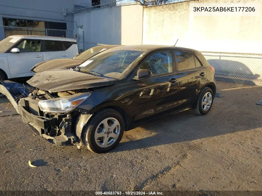 2019 Kia Rio S VIN: 3KPA25AB6KE177206 Lot: 40583763