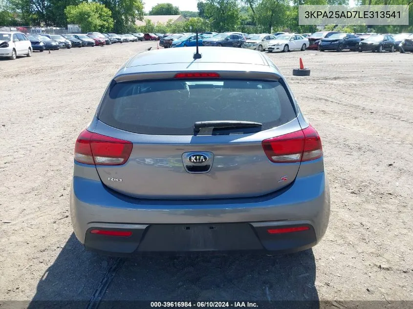 2020 Kia Rio 5-Door S VIN: 3KPA25AD7LE313541 Lot: 39616984