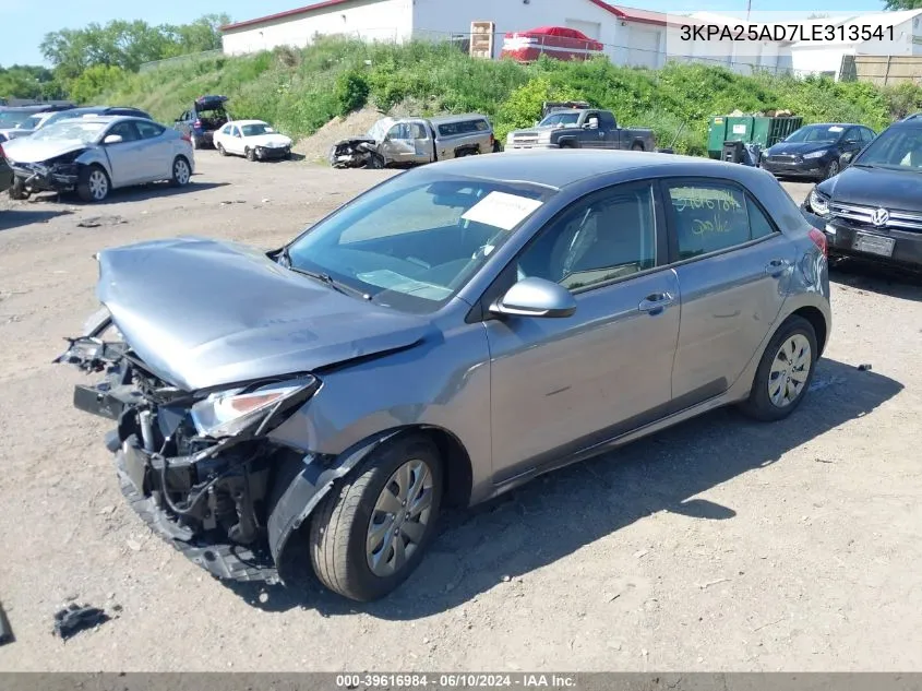 2020 Kia Rio 5-Door S VIN: 3KPA25AD7LE313541 Lot: 39616984