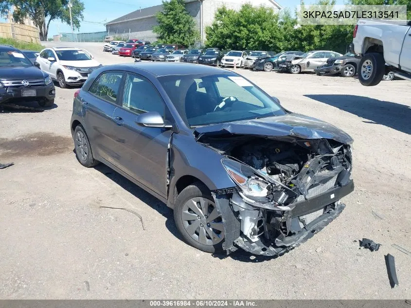 2020 Kia Rio 5-Door S VIN: 3KPA25AD7LE313541 Lot: 39616984