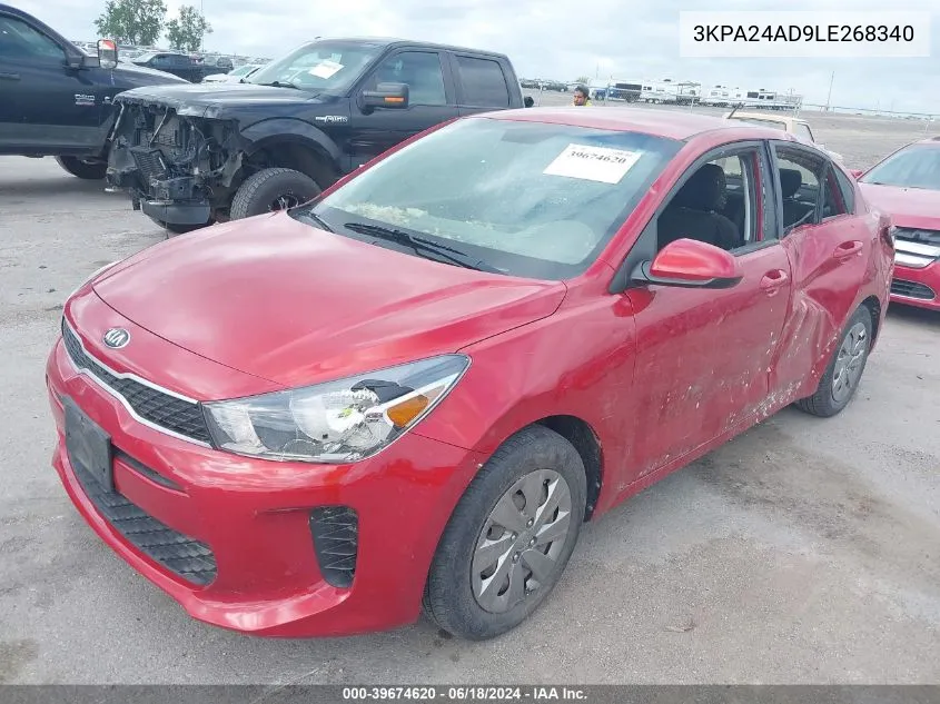 3KPA24AD9LE268340 2020 Kia Rio S