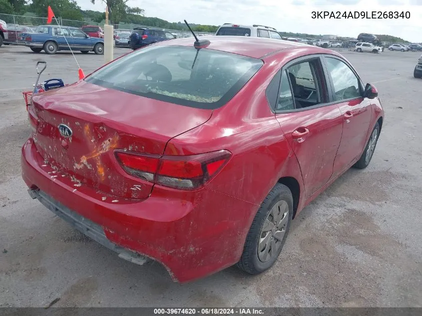 3KPA24AD9LE268340 2020 Kia Rio S