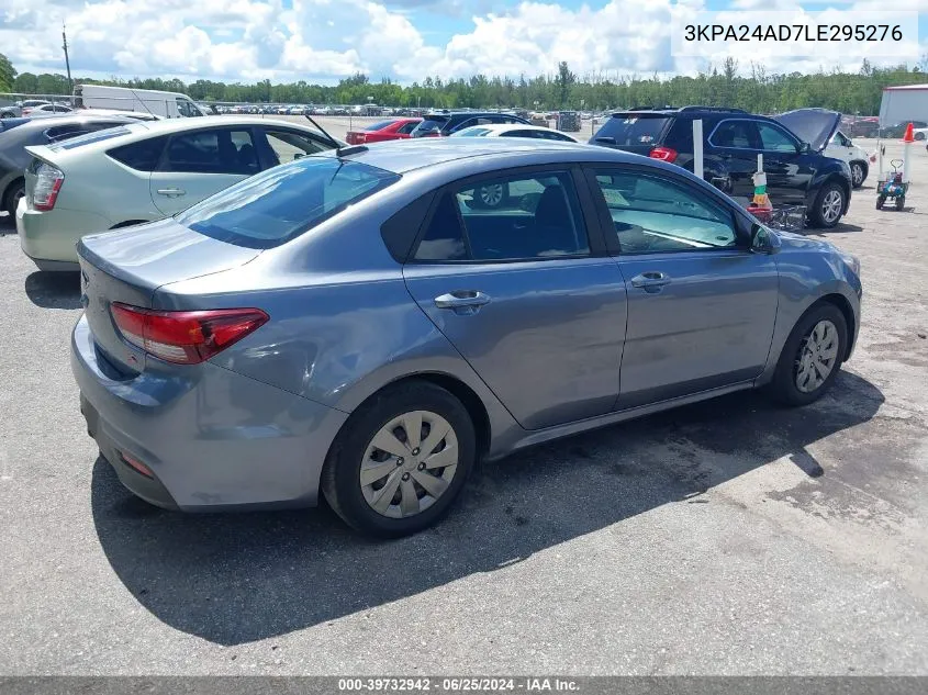 3KPA24AD7LE295276 2020 Kia Rio S