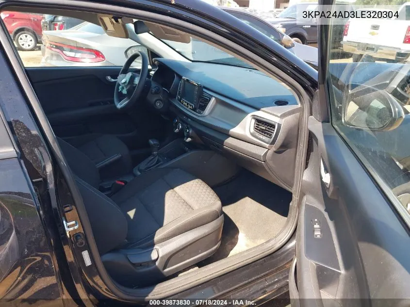 3KPA24AD3LE320304 2020 Kia Rio Lx