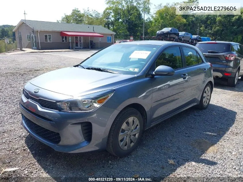 2020 Kia Rio 5-Door S VIN: 3KPA25AD2LE279606 Lot: 40321220