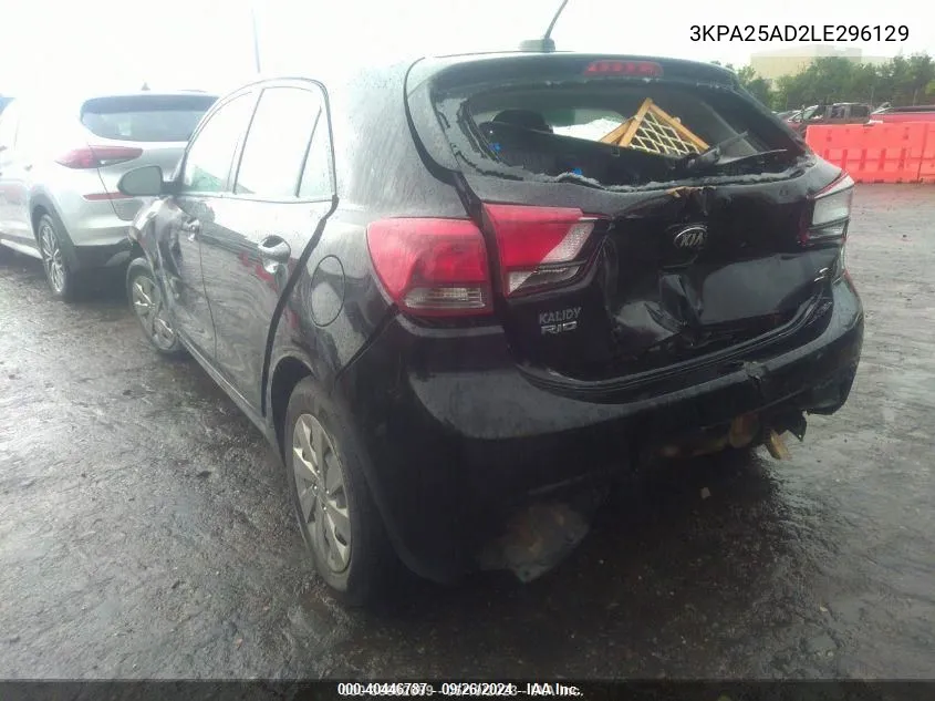 2020 Kia Rio 5-Door S VIN: 3KPA25AD2LE296129 Lot: 40446787