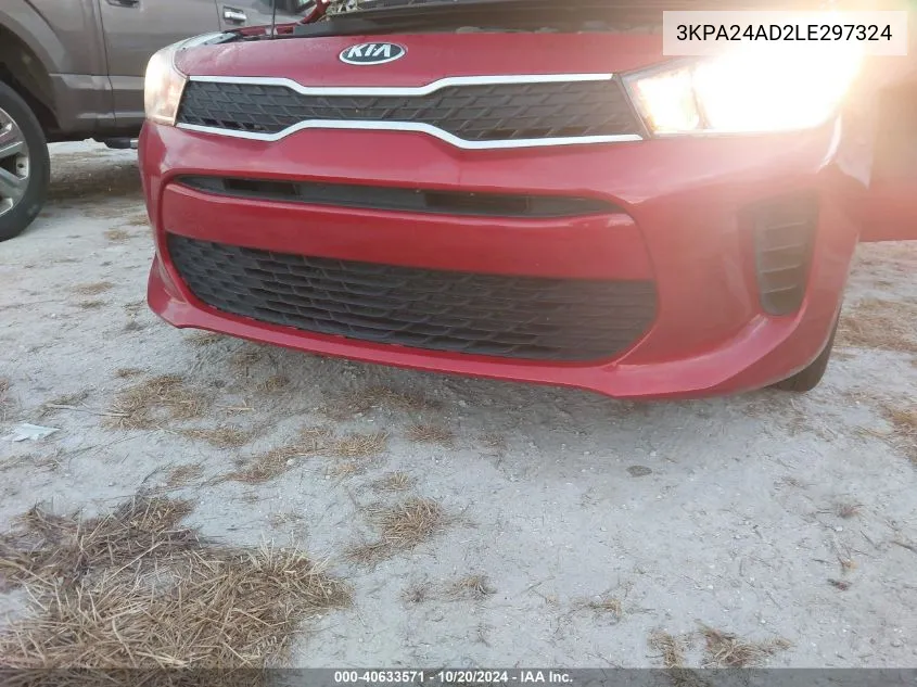 2020 Kia Rio Lx/S VIN: 3KPA24AD2LE297324 Lot: 40633571