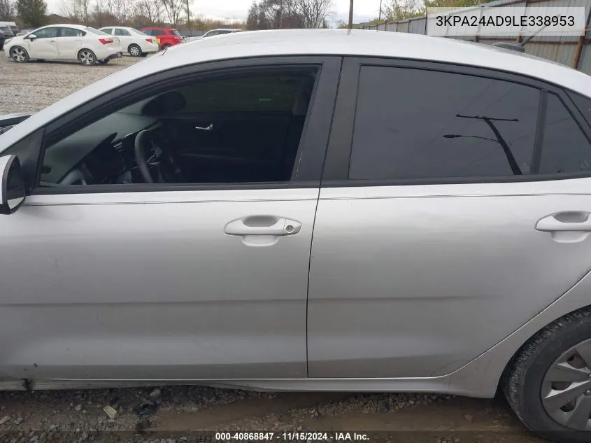 2020 Kia Rio Lx VIN: 3KPA24AD9LE338953 Lot: 40868847