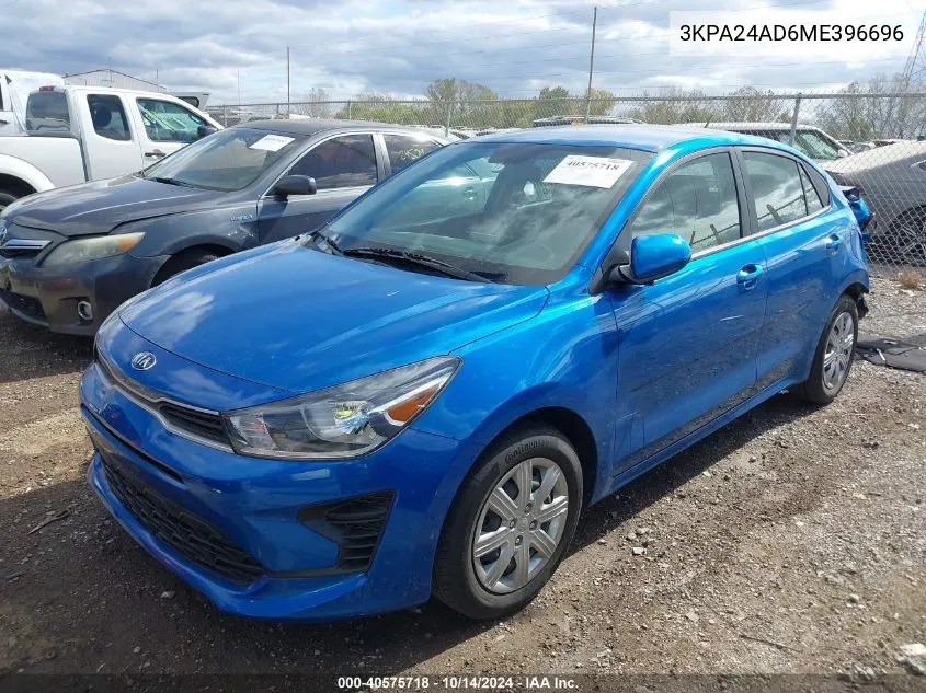 2021 Kia Rio S VIN: 3KPA24AD6ME396696 Lot: 40575718