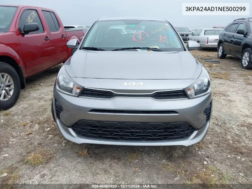 3KPA24AD1NE500299 2022 Kia Rio S