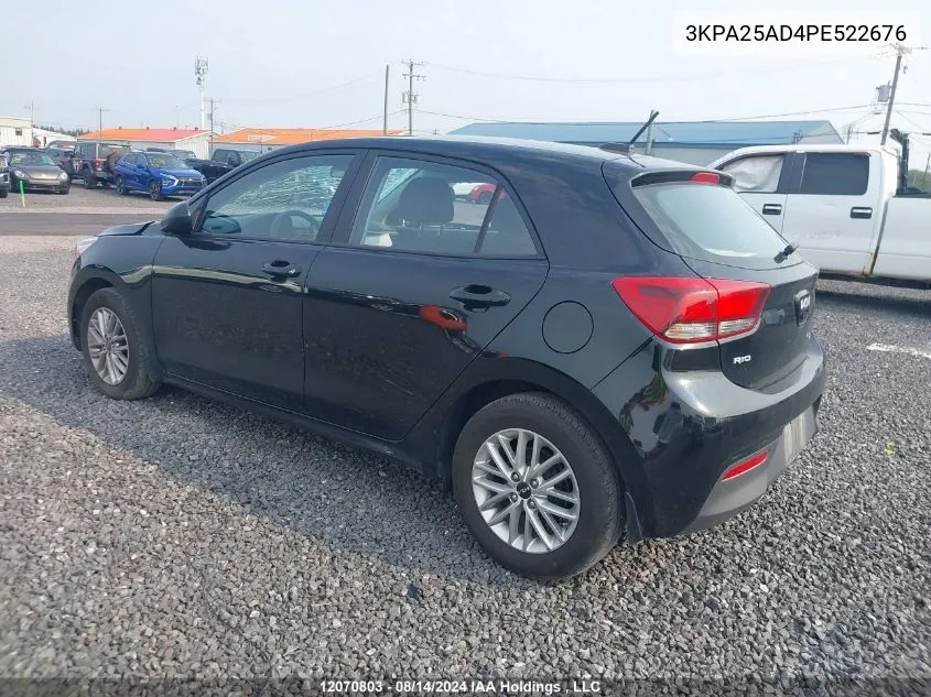 3KPA25AD4PE522676 2023 Kia Rio S